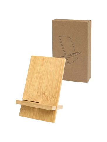 Ceibo zdejmowany stojak na telefon z bambusa, drewno