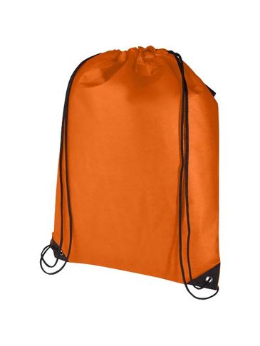 Evergreen torba ściągana sznurkiem o pojemności 5 l z włókiny z recyklingu z certyfikatem GRS, pomarańczowy