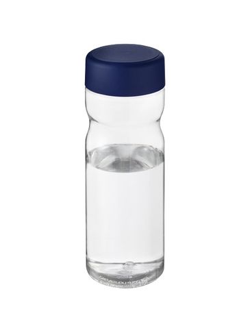 H2O Active® Base 650 ml screw cap water bottle, przezroczysty / niebieski