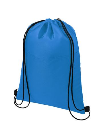 Torba chłodząca na 12 puszek Oriole ściągana sznurkiem, niebieski