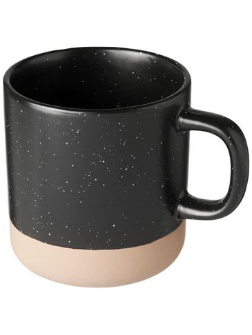 Kubek ceramiczny Pascal o pojemności 360 ml, czarny