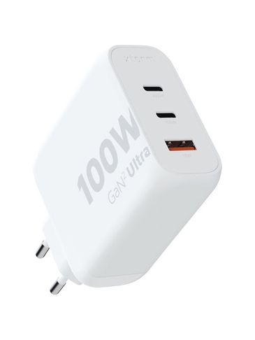 Xtorm XEC100 GaN² Ultra ładowarka ścienna o mocy 100 W, biały