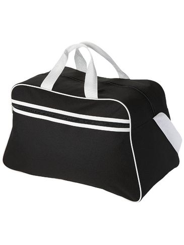 Torba sportowa San Jose, czarny / biały