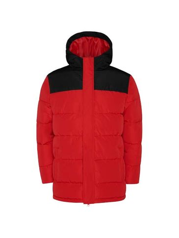 Tallin ocieplana kurtka unisex, czerwony / czarny