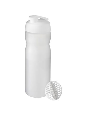 Shaker Baseline Plus o pojemności 650 ml, biały / szroniony bezbarwny