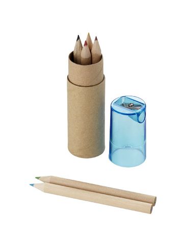 6-elementowy zestaw kredek Kram, niebieski