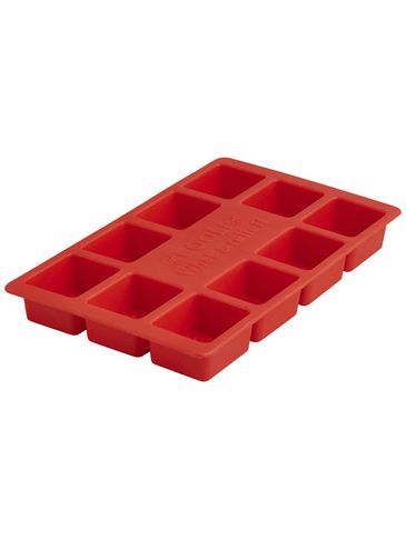 Personalizowana tacka do kostek lodu Chill, czerwony