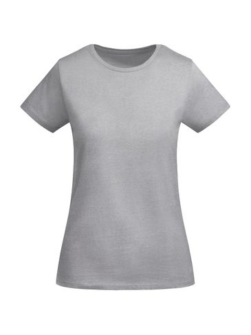 Breda koszulka damska z krótkim rękawem, marl grey