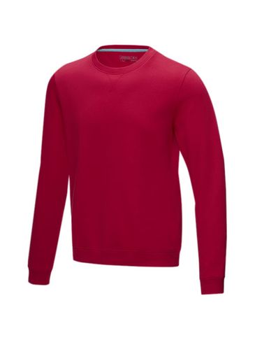 Męska organiczna bluza Jasper wykonana z materiałów pochodzących z recyklingu, czerwony