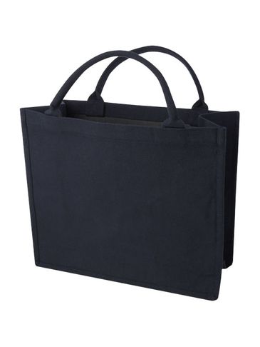 Page torba na zakupy z materiału z recyklingu o gramaturze 500 g/m², granatowy