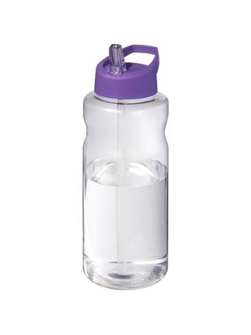 H2O Active® Big Base bidon z dzióbkiem o pojemności 1 litra, fioletowy