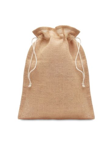 JUTE SMALL - Torebka prezentowa z juty