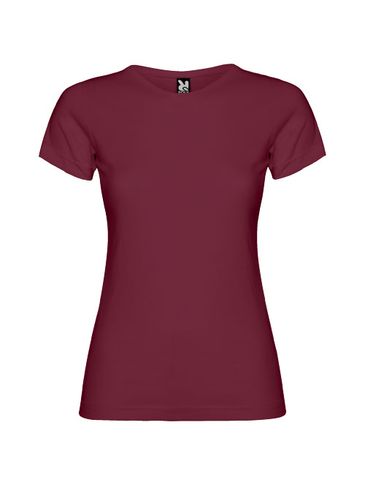 Jamaica koszulka damska z krótkim rękawem, garnet