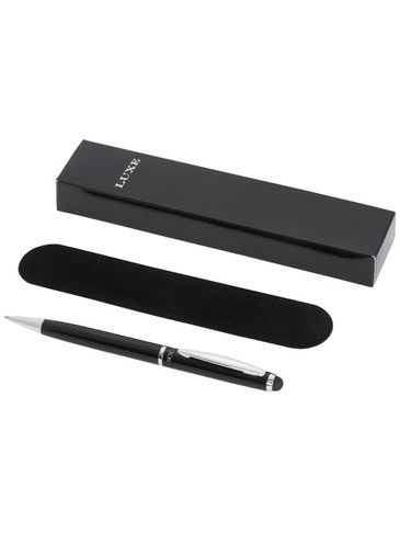 Długopis ze stylusem Lento, czarny