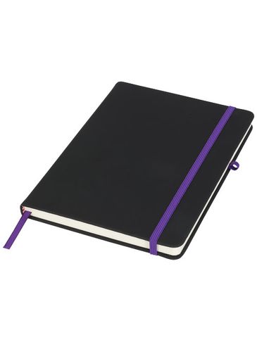 Średni notes Noir, czarny / fioletowy