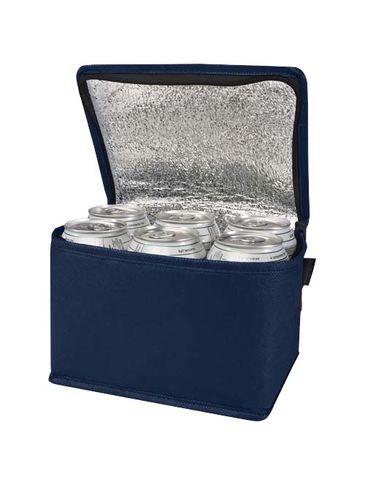 Spectrum torba termoizolacyjna o pojemności 4 l na 6 puszek wykonana z włókniny z recyklingu, granatowy