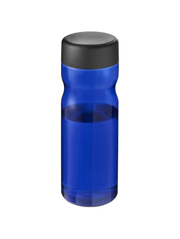 Bidon H2O Active® Base Tritan™ o pojemności 650 ml z zakrętką, niebieski / czarny