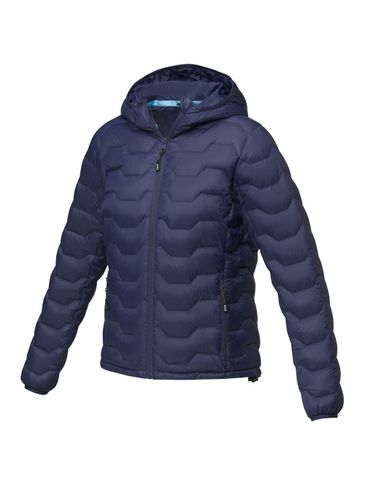 Petalite damska ocieplana kurtka z materiałów z recyklingu, z certyfikatem GRS, granatowy