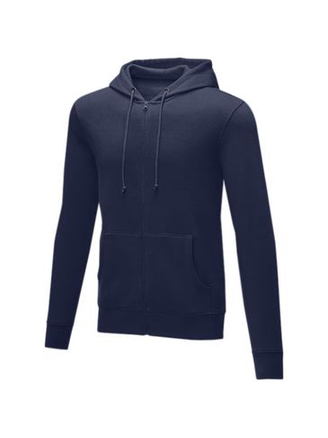 Theron męska zapinana na zamek bluza z kapturem, granatowy