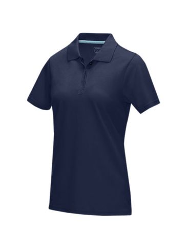 Damska organiczna koszulka polo Graphite, granatowy
