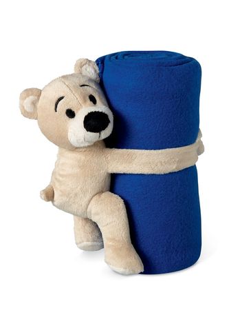 MANTA - Koc polarowy z misiem.