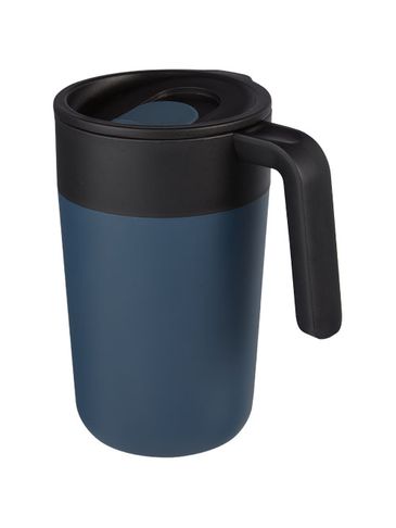 Nordia kubek o podwójnej ściance, 400 ml, ciemnoniebieski