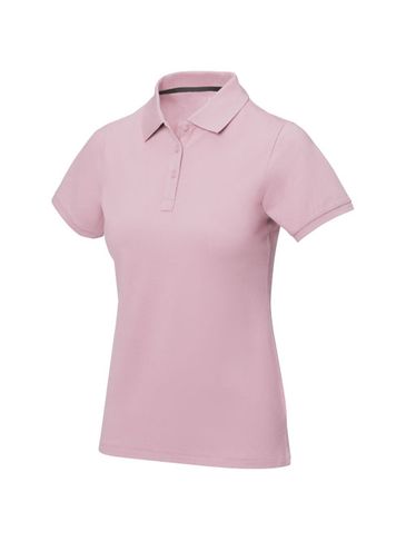 Damskie polo Calgary z krótkim rękawem, jasnoróżowy