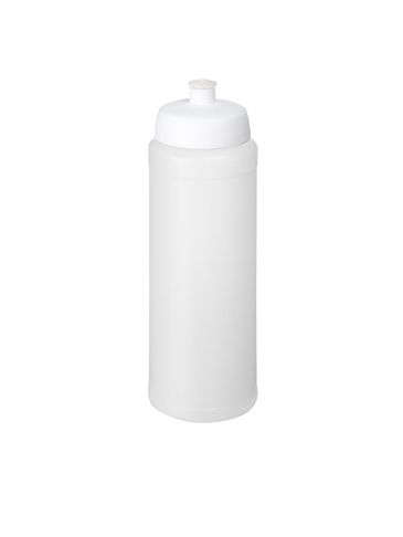 Bidon Baseline® Plus o pojemności 750 ml z wieczkiem sportowym, przezroczysty / biały
