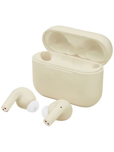 Automatycznie parujące się prawidziwie bezprzewodowe słuchawki douszne Braavos 2, ivory cream