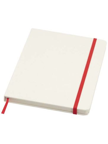 Bass notatnik A5 z recyklingu, z kartkami w linie, czerwony