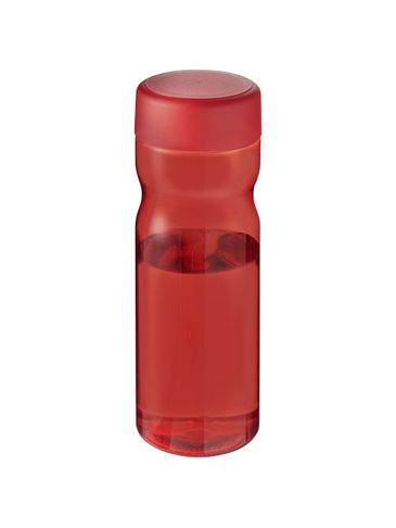 H2O Active® Base 650 ml screw cap water bottle, czerwony