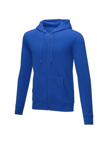 Theron męska zapinana na zamek bluza z kapturem, niebieski