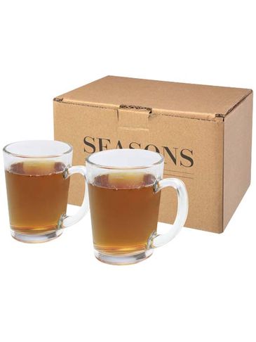 Zeni 2-częściowy zestaw szklanek do herbaty, przezroczysty