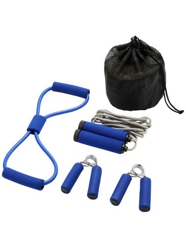 Zestaw fitness Dwayne, błękit królewski