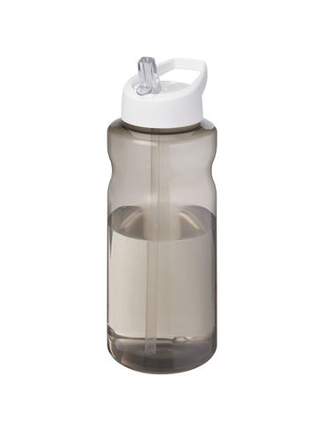 H2O Active® Eco Big Base bidon o pojemności 1 litra z wieczkiem z dzióbkiem, ciemnografitowy / biały