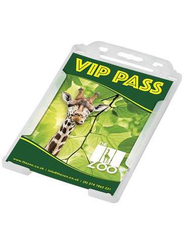 Uchwyt na plakietkę Pierre, szroniony bezbarwny