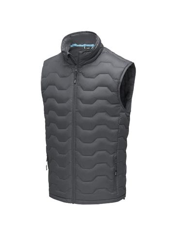 Epidote męska ocieplana kamizelka z recyklingu, z certyfikatem GRS, szary sztormowy