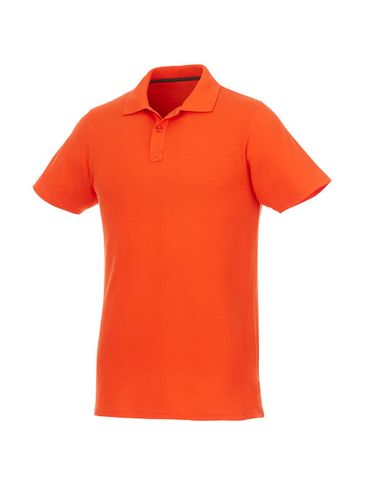 Helios - koszulka męska polo z krótkim rękawem, pomarańczowy