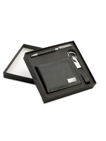 ELEGANCI - Portfel, długopis, breloczek