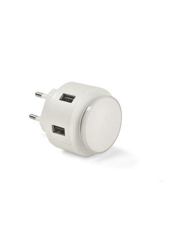 Ładowarka sieciowa USB z lampką nocną NOTTO