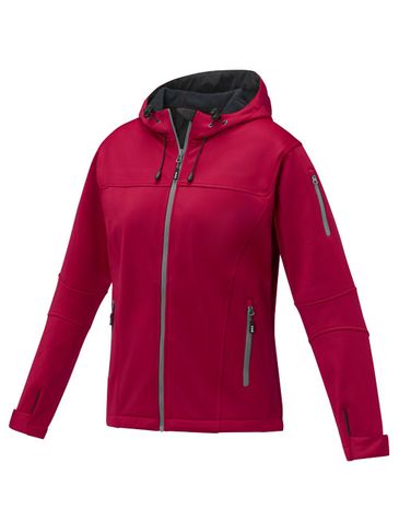 Match damska miękka kurtka, czerwony