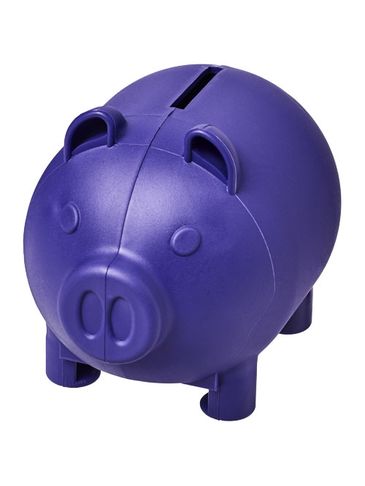 Mała skarbonka-świnka Oink, fioletowy