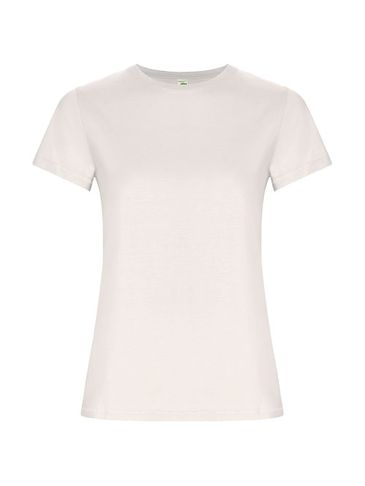 Golden koszulka damska z krótkim rękawem, vintage white