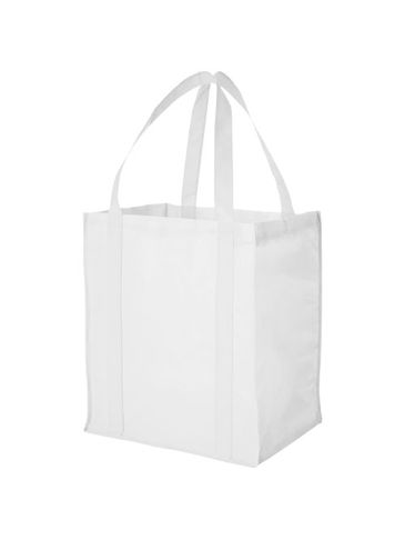 Torba na zakupy Liberty non woven, biały