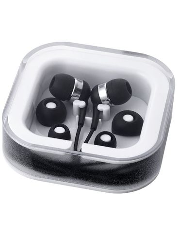 Lekkie słuchawki douszne Sargas, czarny