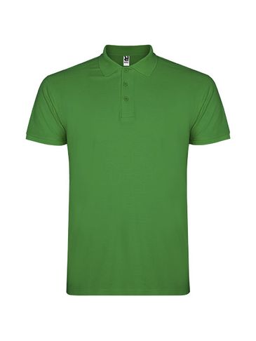 Star koszulka męska polo z krótkim rękawem, tropical green