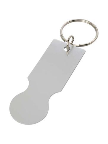 Rhea brelok do koszyka, srebrny