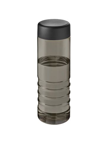 H2O Active® Eco Treble 750 ml screw cap water bottle , ciemnografitowy / czarny