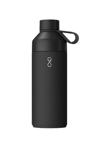 Big Ocean Bottle izolowany próżniowo bidon na wodę o pojemności 1000 ml, obsidian black