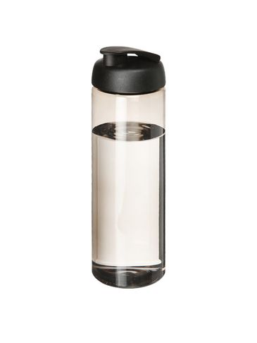 Bidon H2O Vibe o pojemności 850 ml z otwieranym wieczkiem, charcoal / czarny